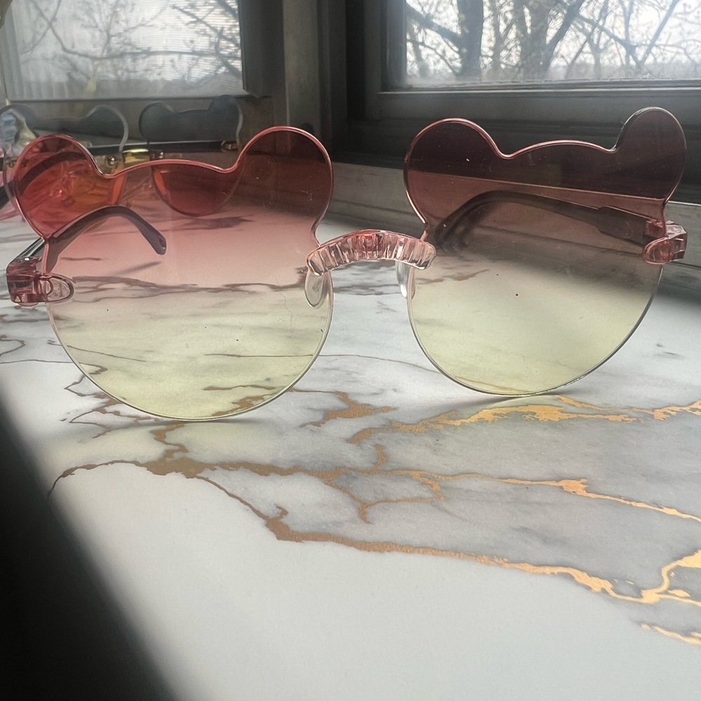 Girls Bear-Shaped Gradient Sunglasses